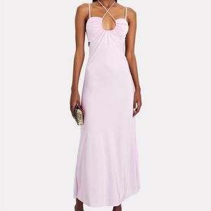 ALC Sienna Satin Slip Cutout Halter Dress Size 4 NWT